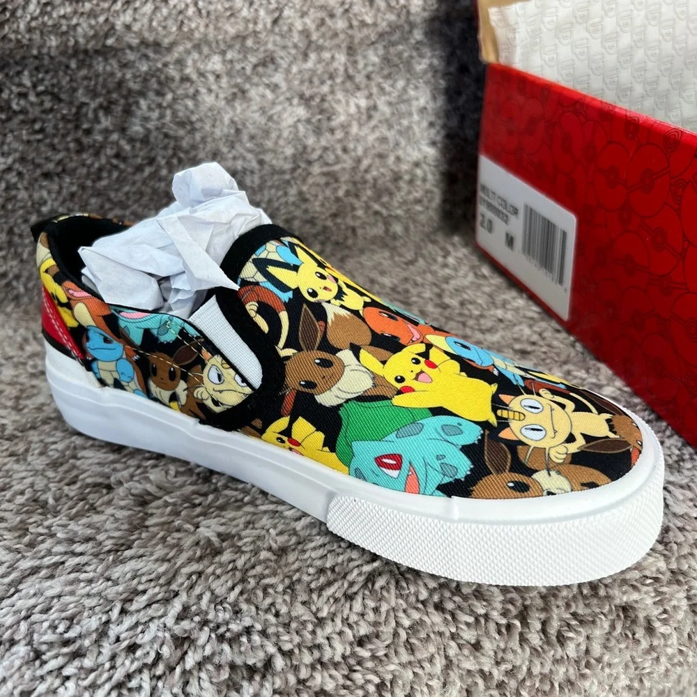 #Pokemon slip on sneakers. New kids size 2 - Picture 2 of 3